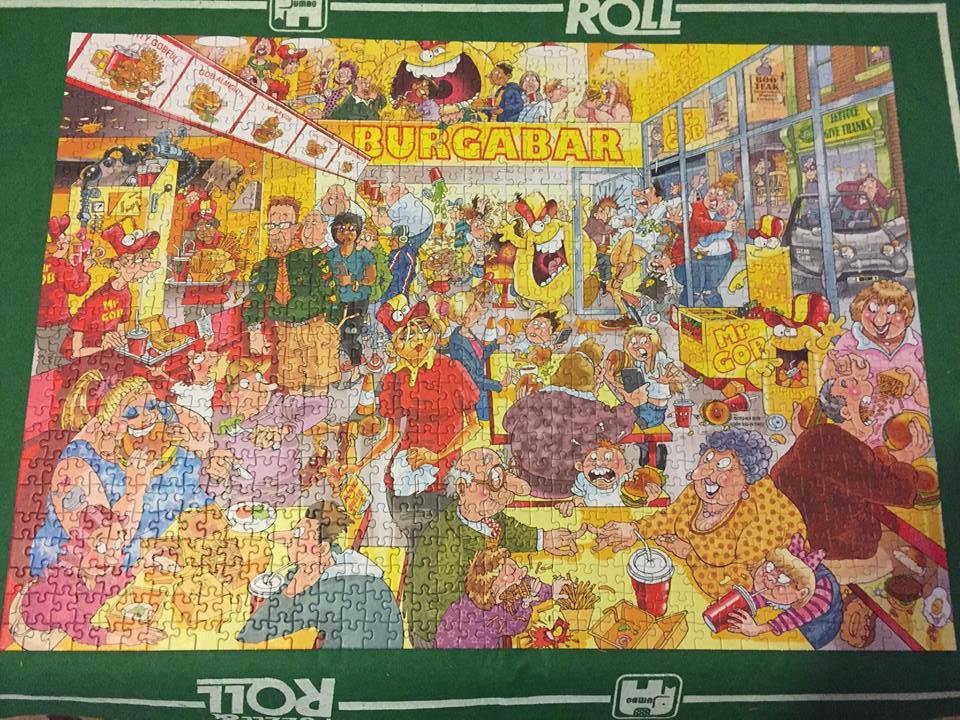 My first Wasgij puzzle