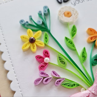 Quilled flowers, Paper quilling for beginners, Filigree flowers, Quilled flowers bouquet, Quilled card, Paisley quilling, Marquis quilling, teardrop quilling shapes, quillish, quilled card for mom