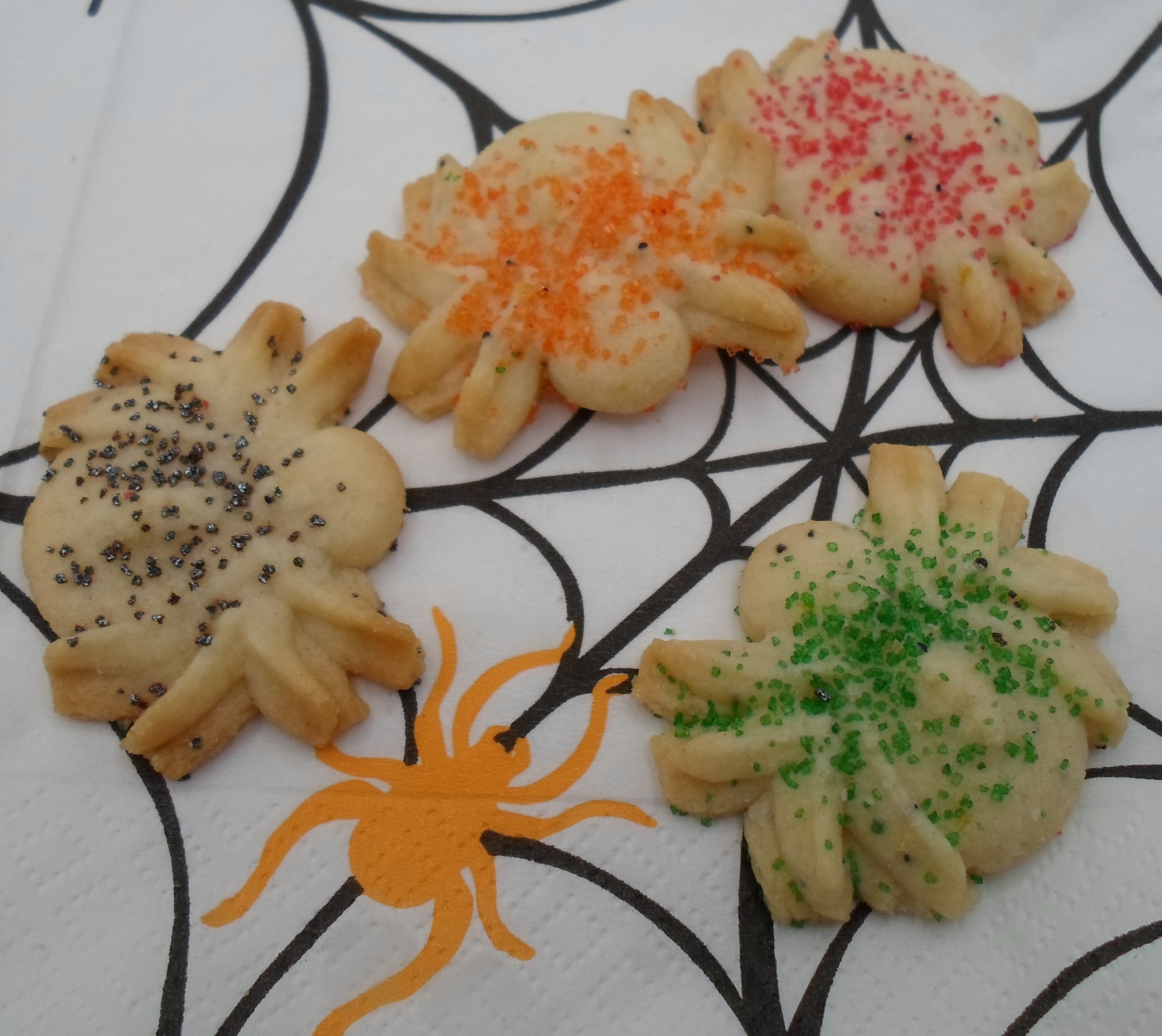 Happier Than A Pig In Mud Lemon Poppy Seed Spritz Cookies Halloween