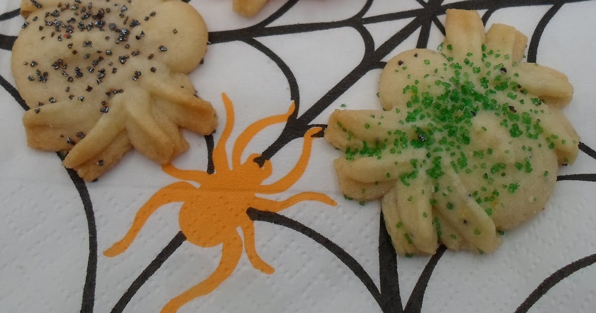 Happier Than A Pig In Mud Lemon Poppy Seed Spritz Cookies Halloween