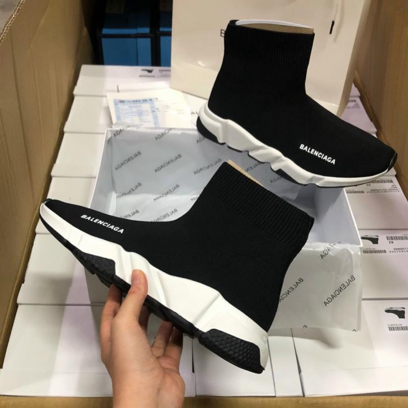 Giày thể thao sneaker nam nữ Balen speed cổ chun cao cổ hàng cao cấp full box bill, My Pham Nganh Toc