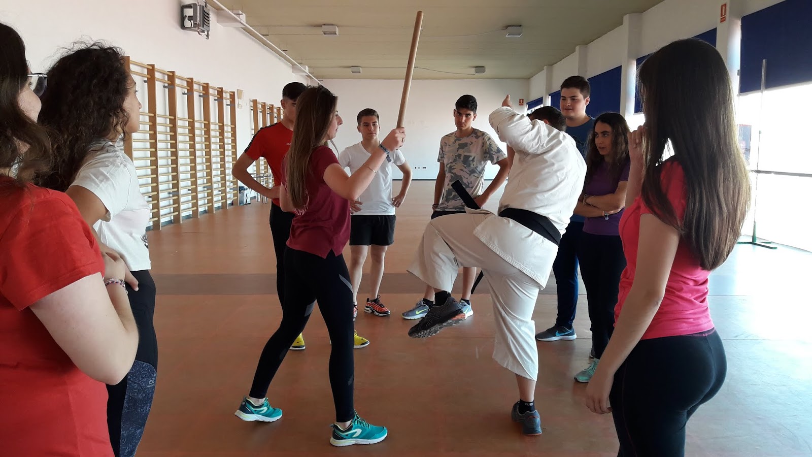 E.F. IES QUINTANA DE LA SERENA. CLASE DE DEFENSA PERSONAL E.F. IES QUINTANA DE LA SERENA. CLASE DE DEFENSA PERSONAL