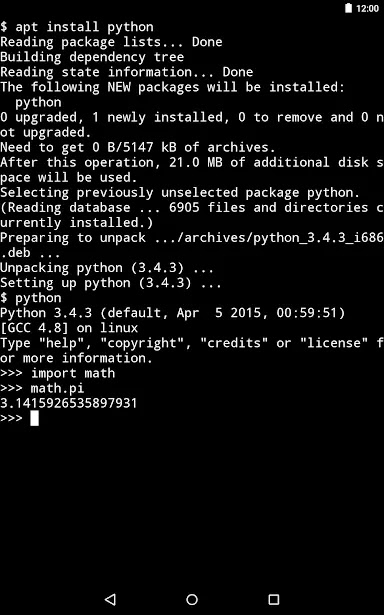 Learn python programming on mobile phone