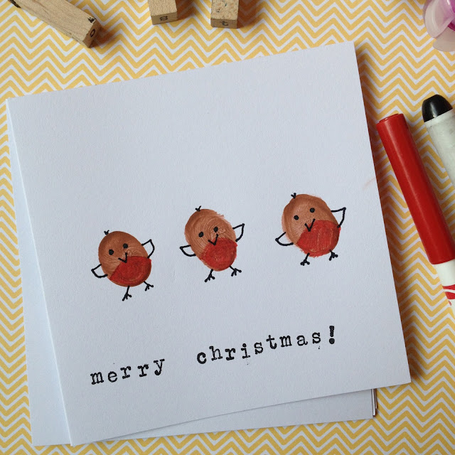 My two girls: Red Robin Christmas Cards