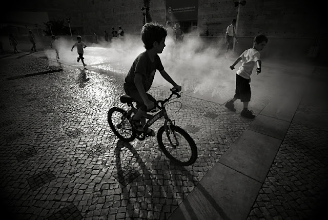 Raul Palha. Lluvia. Calles. Lisboa.