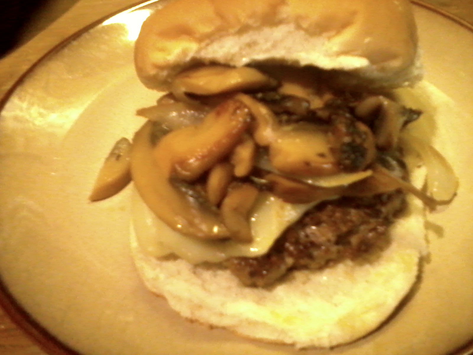 Rainey Day Meals Mushroom Swiss Burger
