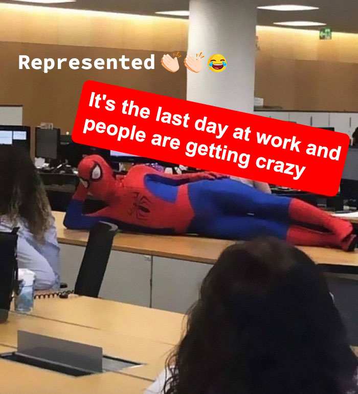 Bank Worker Showed Up As Spider-Man On His Last Day At Work