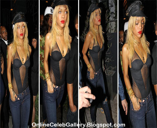Rihanna's Awesome Looks With Chris Brown Dress at Nightclub