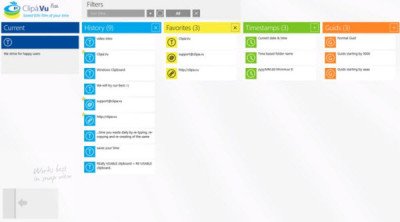 Gestionnaire de presse-papiers Clipa VU