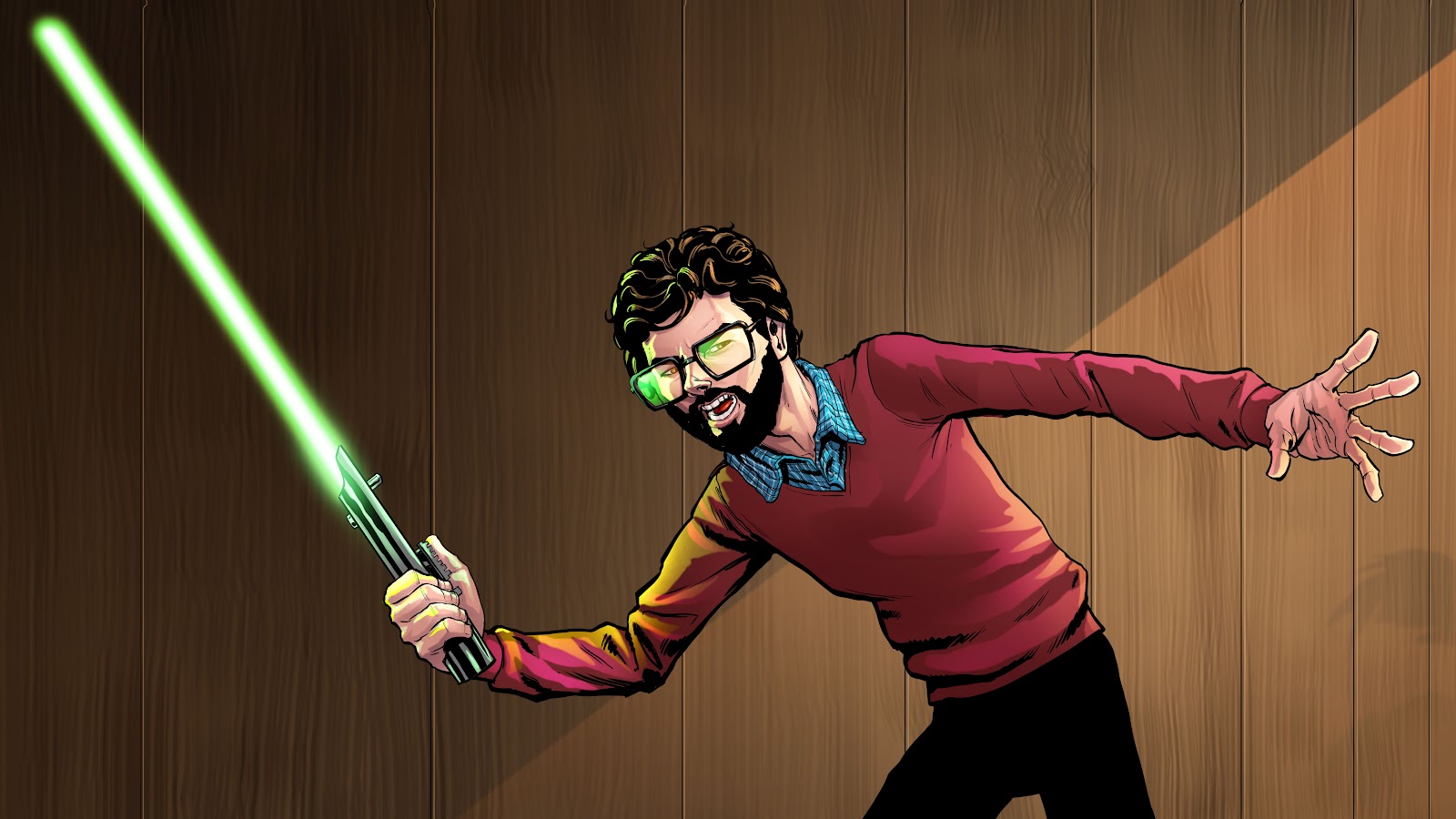 RAY DILLON ARTIST & WRITER Young LUCAS likeness for Ridley