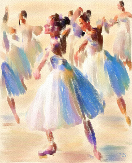 The Flamenco Dance By British Artist Pat McDonald