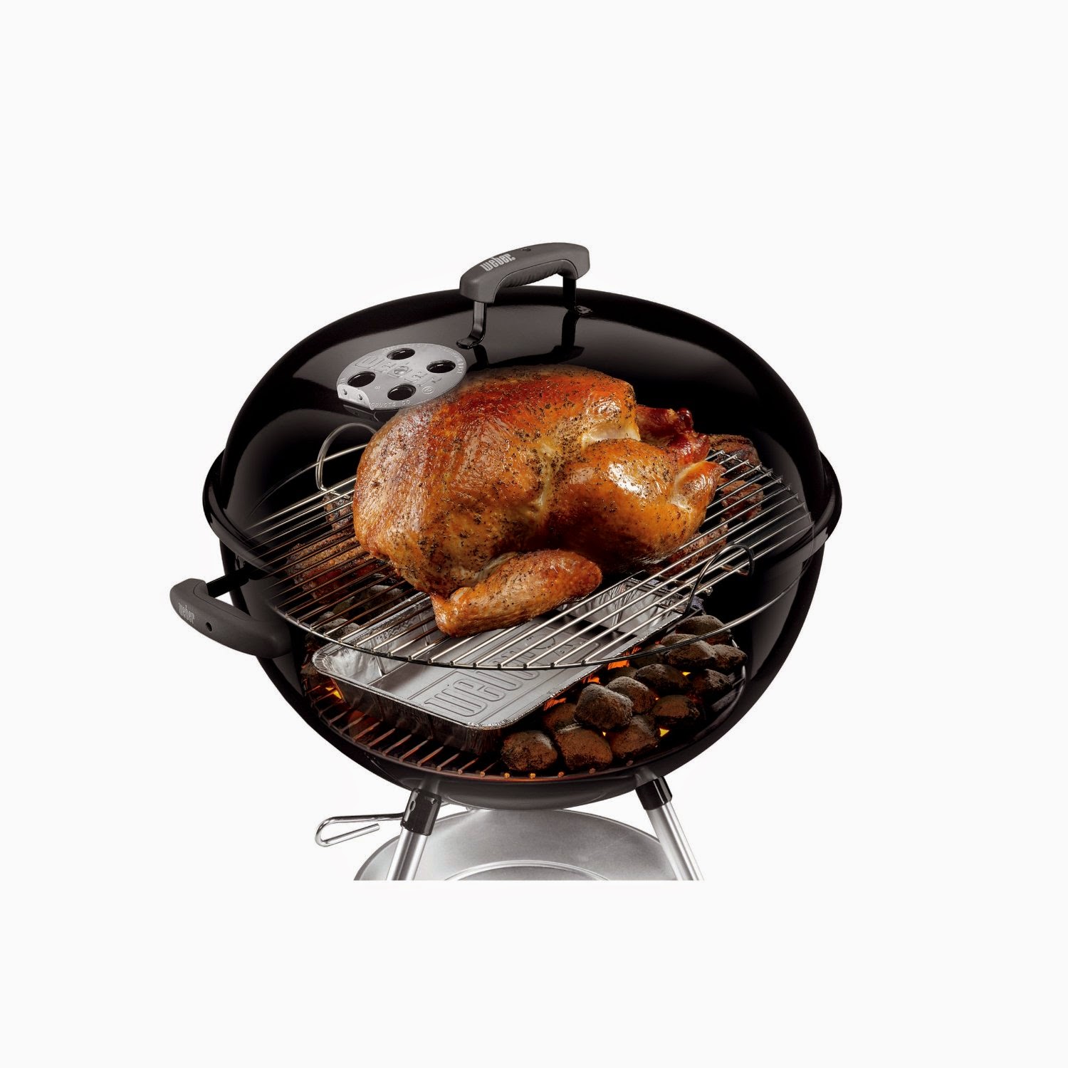 Weber 741001 Kettle Grill, cook whole chicken