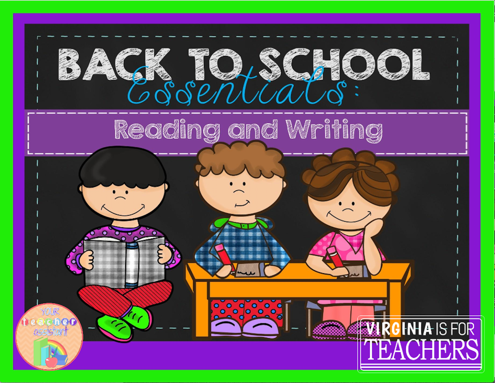 Back to School Essentials for Reading and Writing Virginia is for