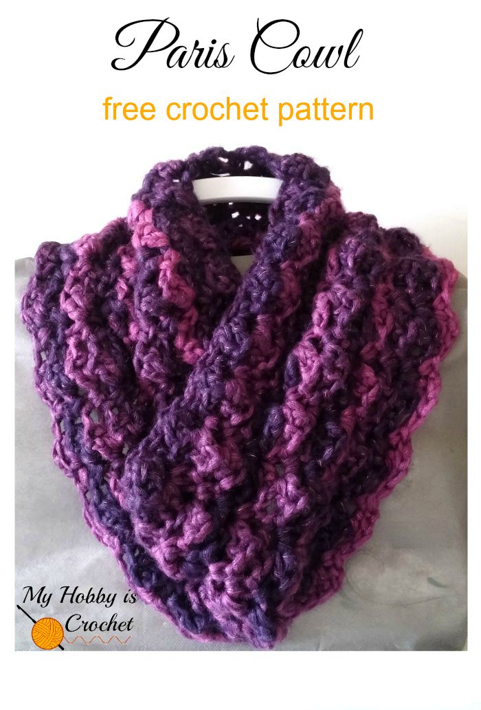 Paris Cowl - Free Crochet Pattern