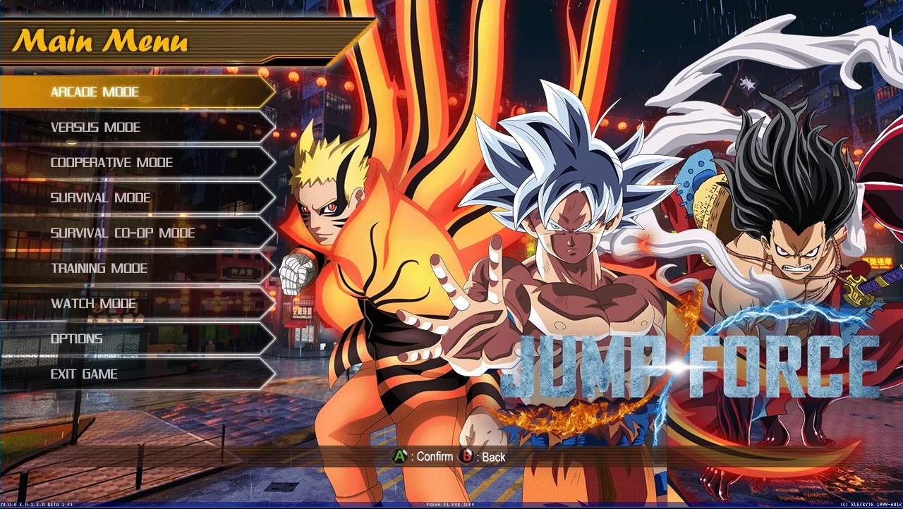 JUMP FORCE MUGEN V6 PC Y ANDROID JL GAMES Z