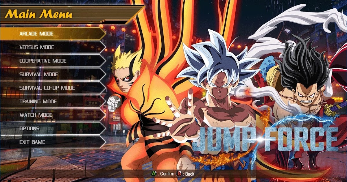 JUMP FORCE MUGEN V6 PC Y ANDROID JL GAMES Z