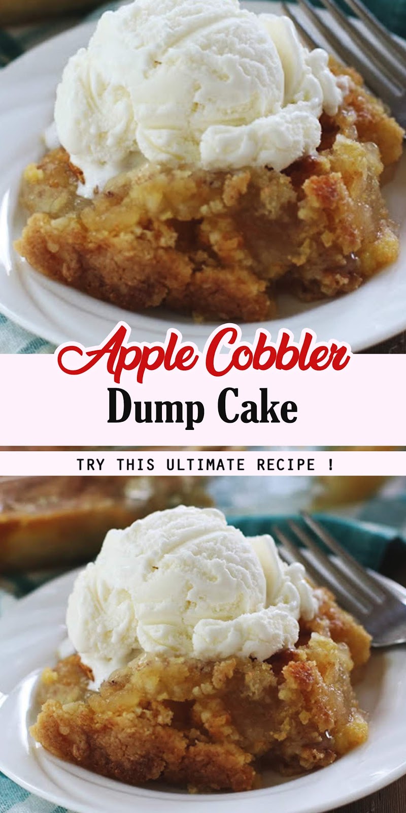 Apple Cobbler Dump Cake - RECIPE BEMBLOO