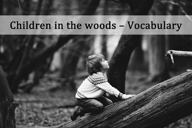 Children in the woods – Vocabulary