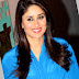 Kareena Kapoor Beautiful Smiling Stills In Blue Dress