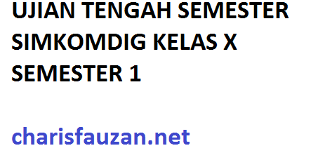 Soal Simkomdig Kelas X Smk 2017 - Jawaban Buku