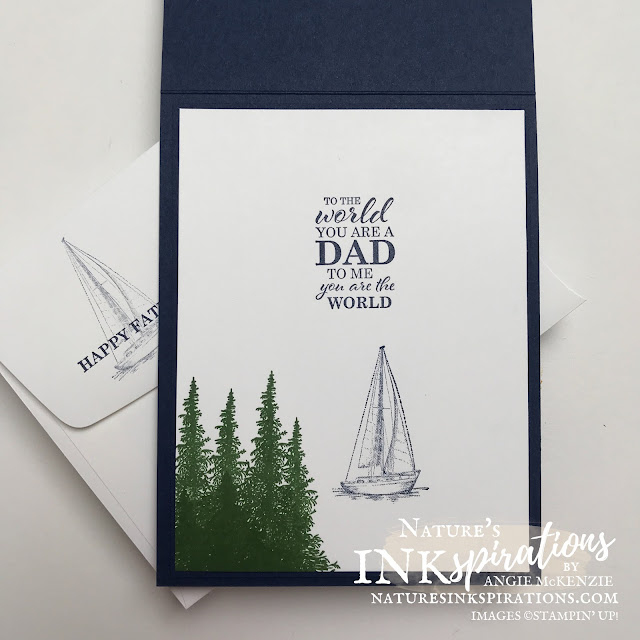 By Angie McKenzie for the Crafty Collaborations Father's Day Blog Hop; Click READ or VISIT to go to my blog for details! Featuring the Mountain Air, Sailing Home and Best Year Stamp Sets by Stampin' Up!; #occasioncards #fathersdaycards #fathersday #masculine #handmadecards #stamping #20212022annualcatalog #mountainairstampset #sailinghomestampset #bestyearstampset #casualstamping #naturesinkspirations #makingotherssmileonecreationatatime #cardtechniques #stampinup #stampinupink #scrapcardstockstrips