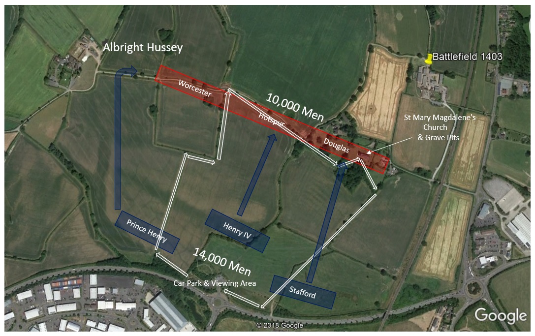 JJ's Wargames Offa's Dyke Walk Part Two (Battles of Shrewsbury 1403