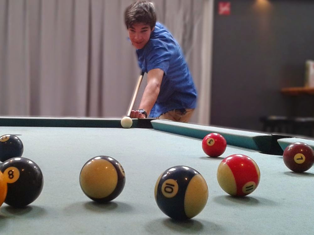 Wir spielen Billard Spielvariante Kelly Pool