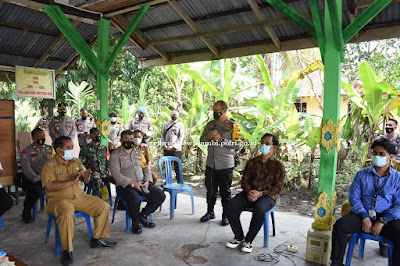 Kapolda Jambi Gelar Silaturahmi Dengan Warga Kampung Tangguh Nusantara Kel. Eka Jaya