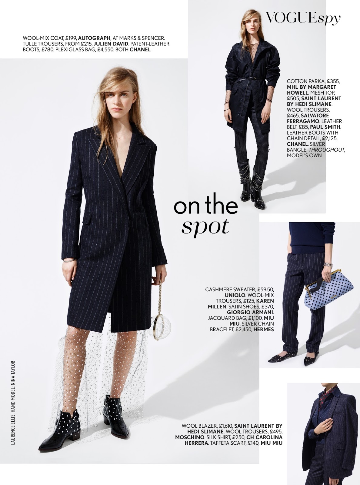 Hedvig Palm by Laurence Ellis Magazine Photoshoot For Vogue UK Magazine