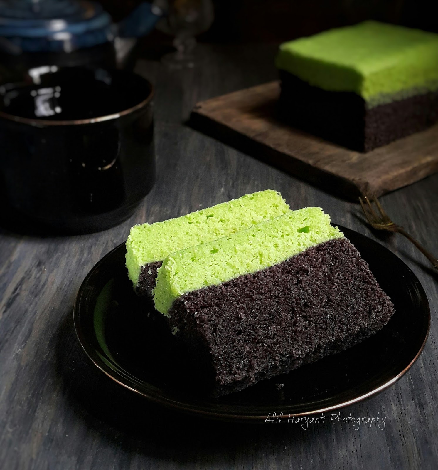 Brownies Kukus Pandan Ketan Hitam