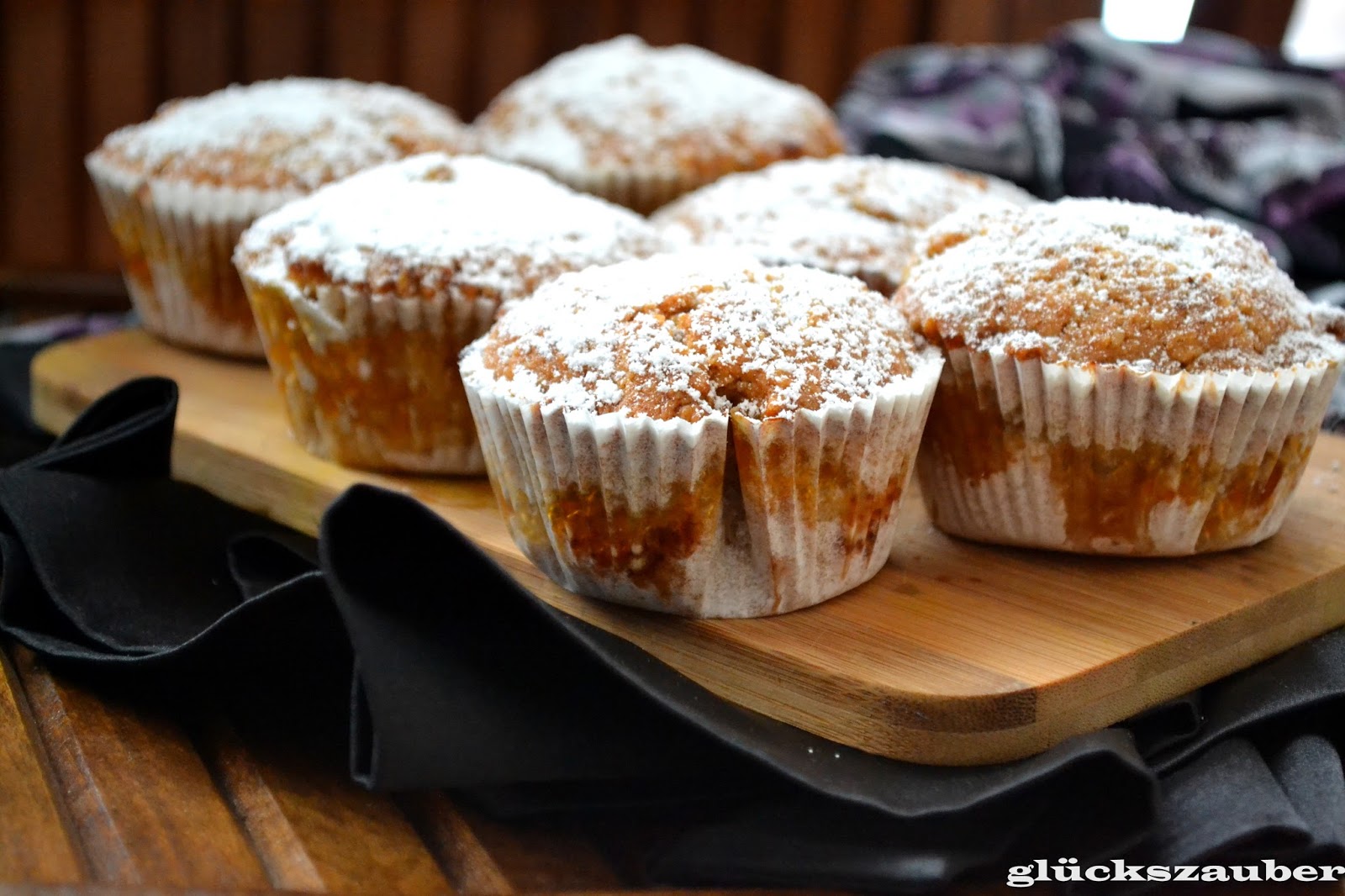 glückszauber : Gewürz-Muffins mit Marmeladenfüllung