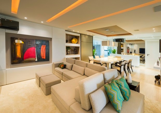Sofá dupla face em ambientes integrados – otimize espaço na sua  casa/apartamento com essa tendência! - Decor Salteado