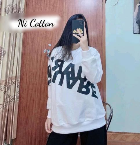 Áo Sweater nỉ cotton chữ DQUE hot hit.