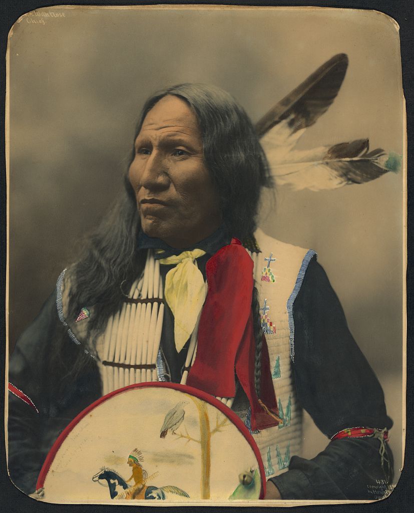 Amazing HandColored Portraits of Oglala Sioux Chiefs, 1899 Vintage