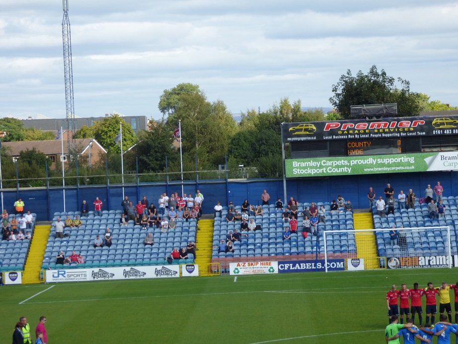 Stockport County 2 Hyde United 0 ( FA Cup 2QR) 17 September 2016