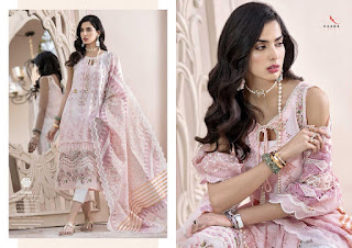 Kaara Suits mahe Noor Cotton Shiffly pakistani Suits wholesaler