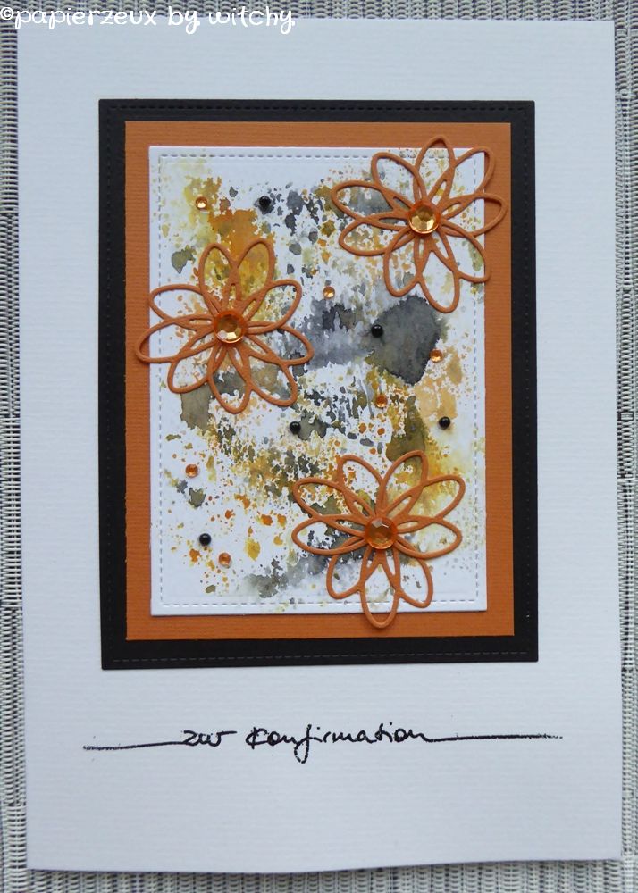 Baschtuegge Der Scrapbookingblog Dt Beitrag Witchy Konfirmation Karte Und Geschenkbox