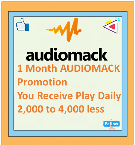 1 Month AUDIOMACK Promotion Best Ranking Chart Position