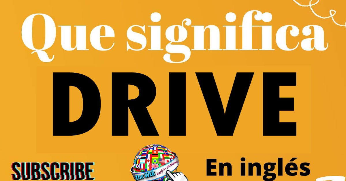 The  Inglés en casa verbo DRIVE irregular en inglés, conjugación