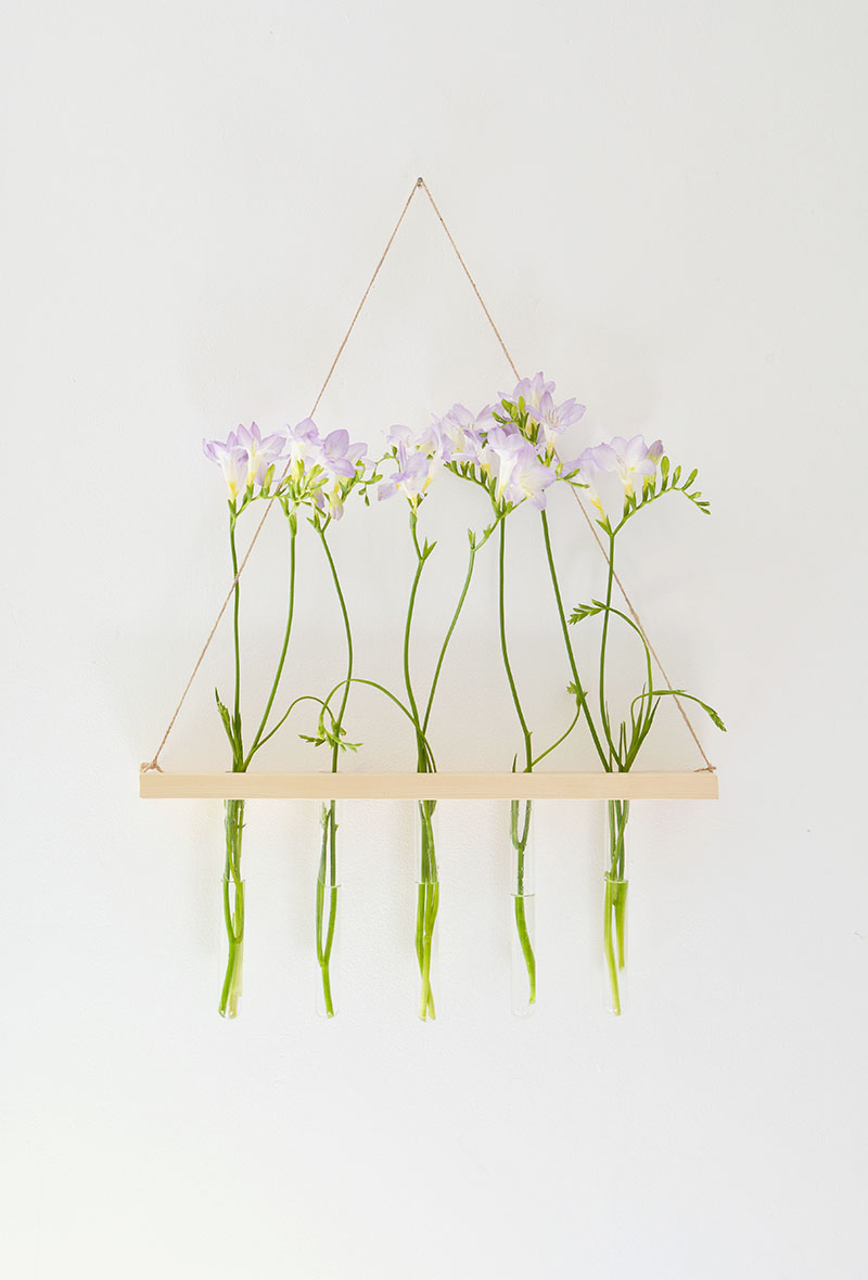 DIY hanging flower display BURKATRON