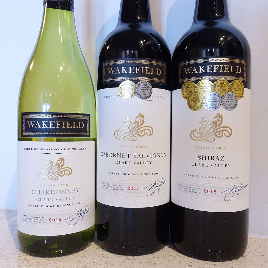 Wakefield Estate Wines (Australia) and Optimum Drinking Temperature