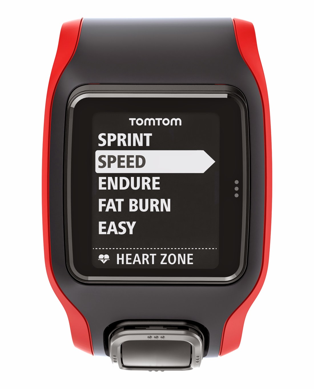 Gps sport. ТОМТОМ магазин. Кардио черно- красное.