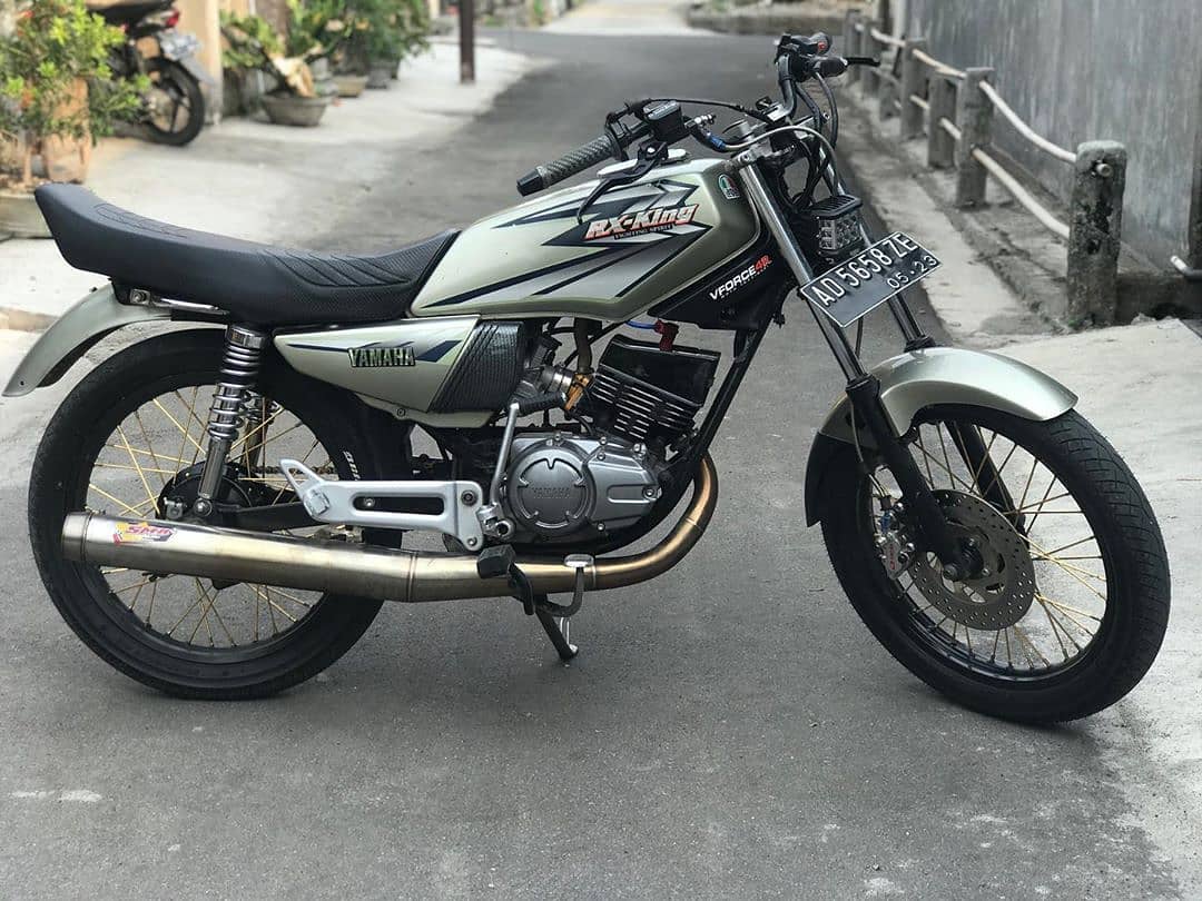 Modifikasi Rx King Warna Silver Original, Polos, Metalik, Doff, Gold