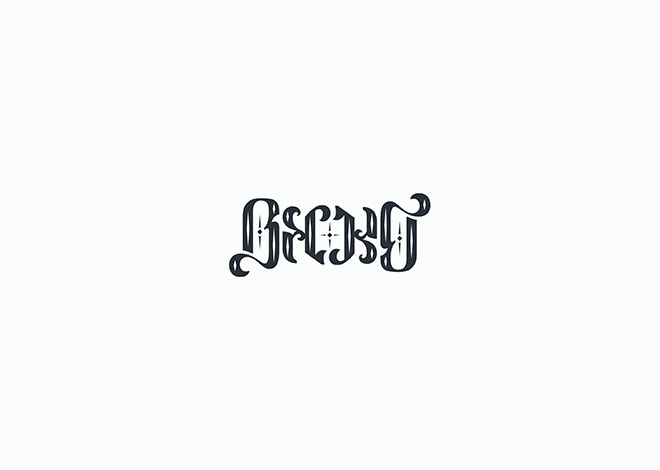BRCKO Logo Ambigram Pengertian Ambirgam, Inspirasi Desain Logo Ambigram - BRCKO Logo Ambigram