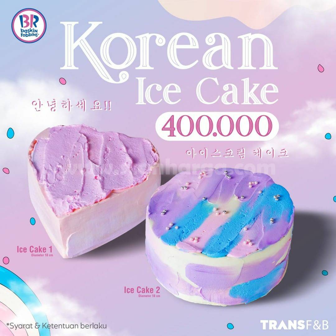 Promo Baskin Robbins Korean Ice Cream Cake scanharga