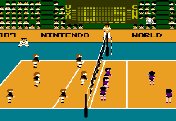 Retro Game Reviews: Volleyball (NES review)