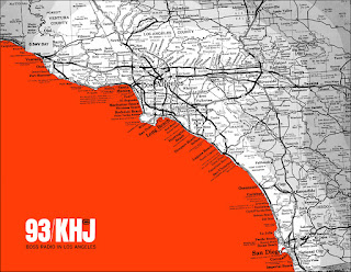 KHJ Signal Coverage Map