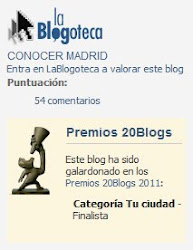 Finalista Premios 20blogs VI Edición Categoría "Tu Ciudad"