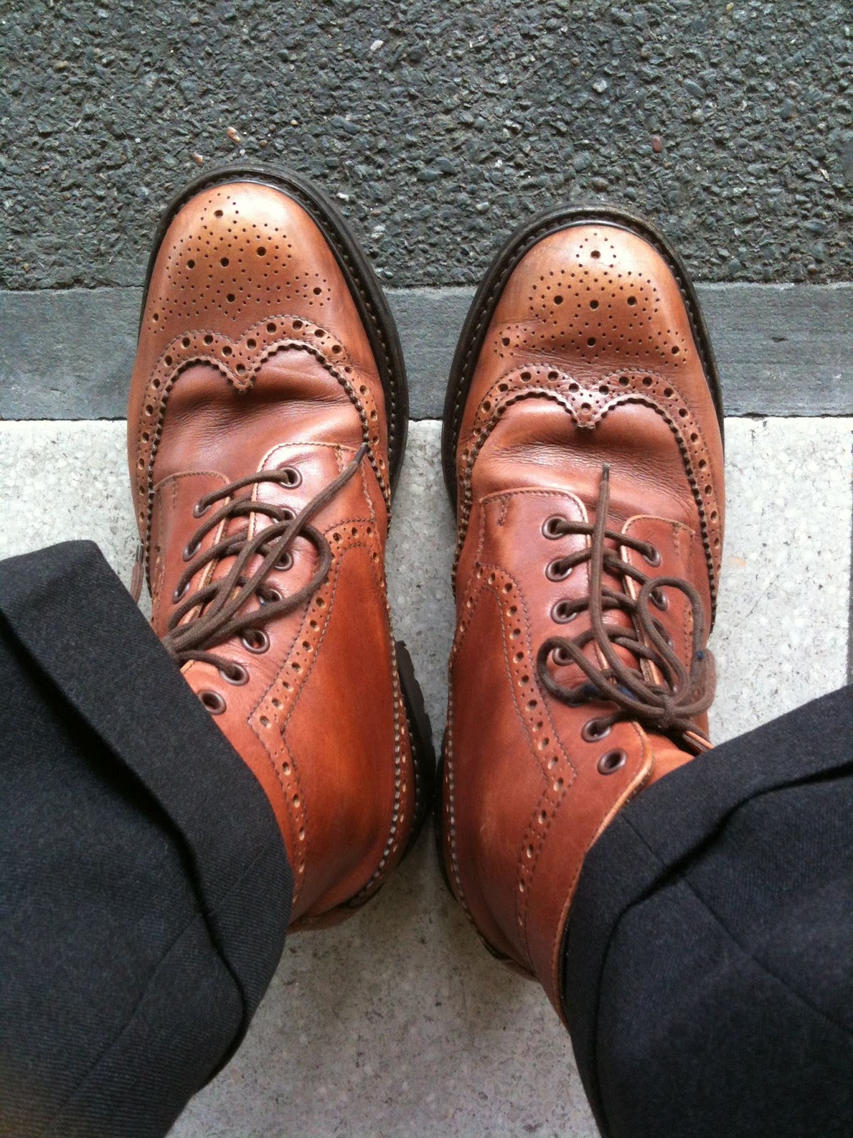 mille plateaux Sanders Cheltenham (Full Brogue Derby Boot)