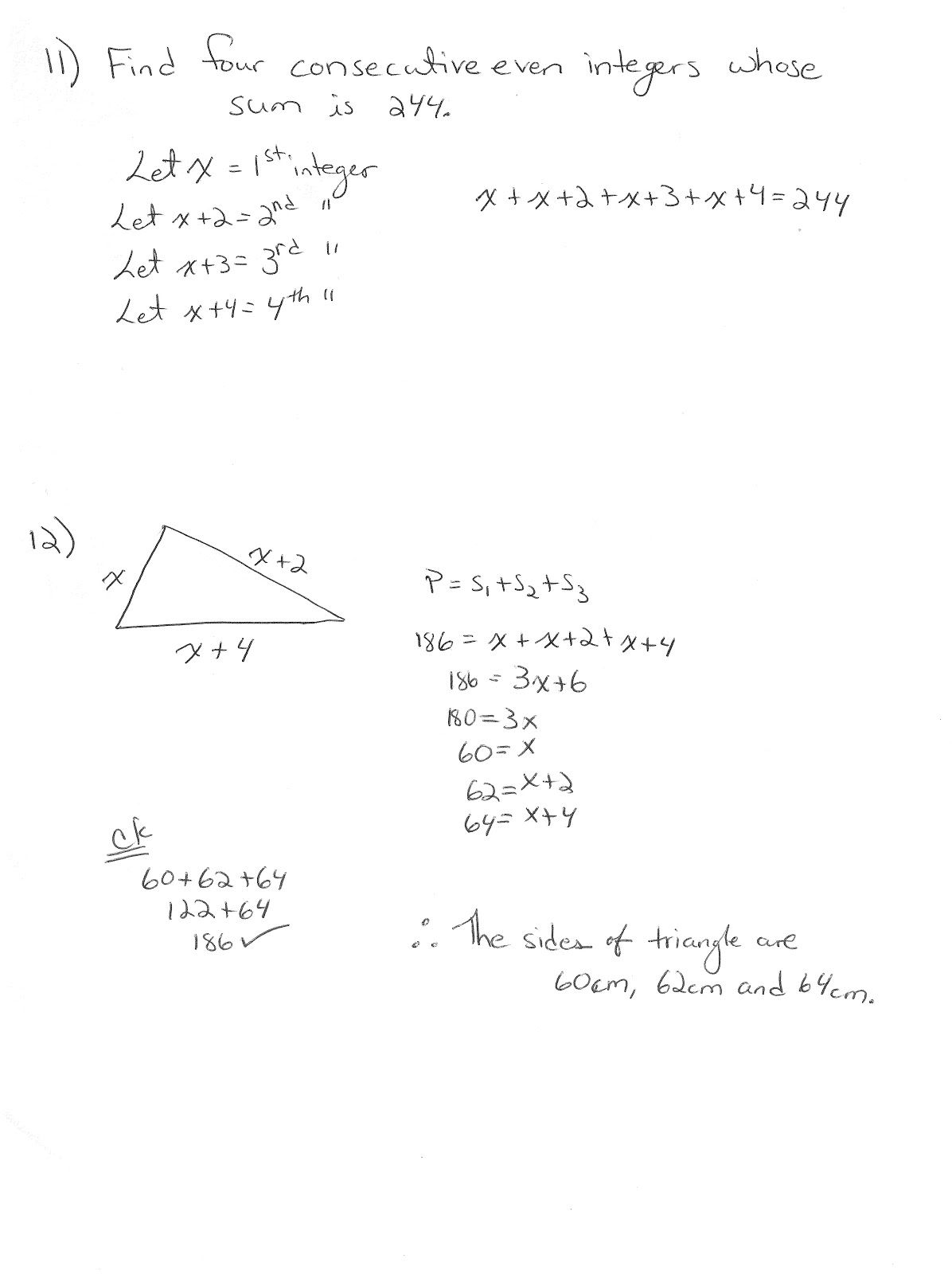 Iroquois Algebra Blog: Unit 2 Review Answer Keys